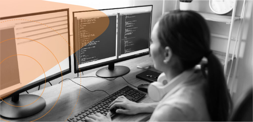 Colagem ilustrando a proteção de endpoints